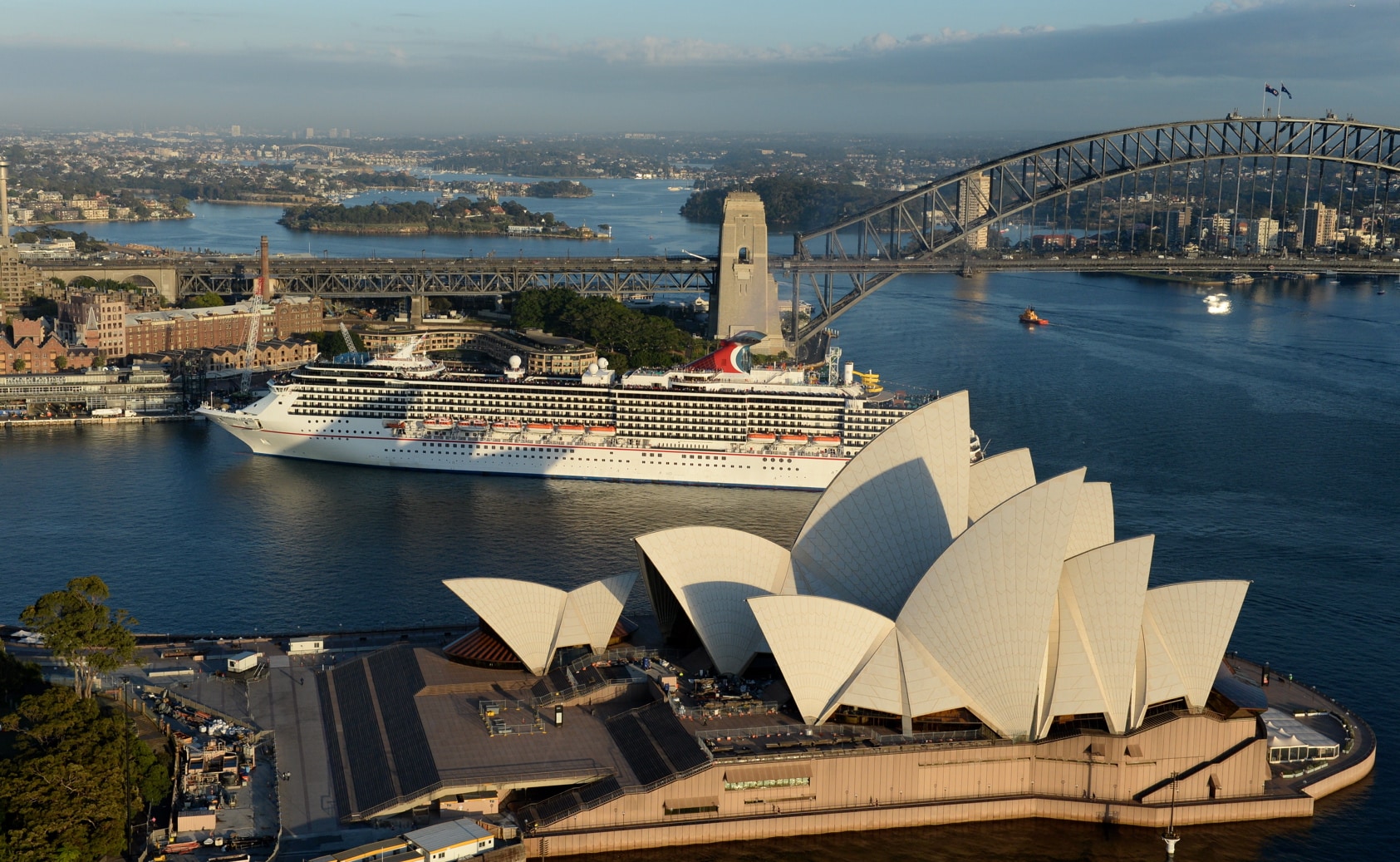 Carnival Legend Arrives into Sydney Harbour (1)